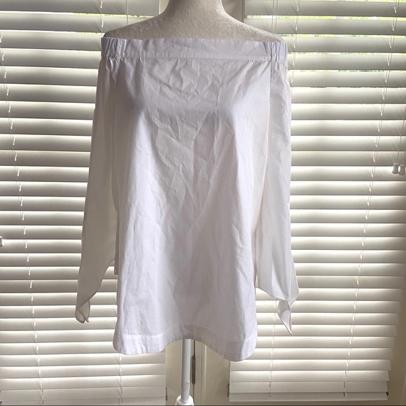 Free People Small White Off Shoulder Tunic Blouse - Picture 1 of 8
